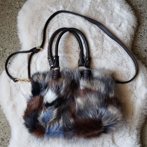 ⚜ PATCHWORK FUN FUR HANDBAG*